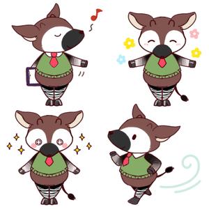 melty0707さんのオカピのキャラクターデザインへの提案