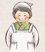 sabuta (sabuta7)さんのおかあちゃん（割烹着姿）のキャラクターデザイン【バストアップでOK】への提案