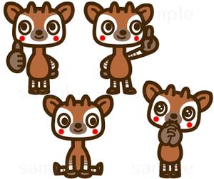 THE_watanabakery (the_watanabakery)さんのオカピのキャラクターデザインへの提案