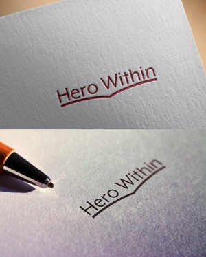 D.R DESIGN (Nakamura__)さんの【文字ロゴ作成】会社の行動指針（Hero Within）への提案