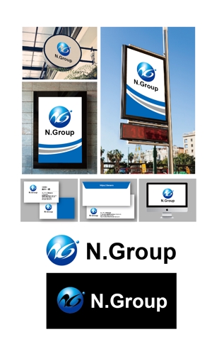 King_J (king_j)さんのコンサルタント会社「N.Group株式会社」のロゴ作成依頼への提案