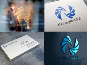 Kaito Design (kaito0802)さんのコンサルタント会社「N.Group株式会社」のロゴ作成依頼への提案