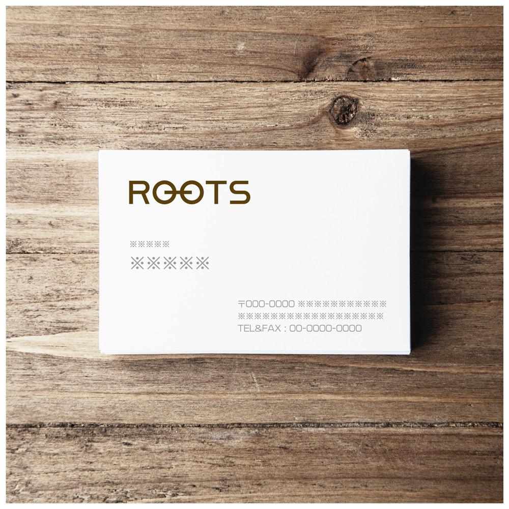 「ROOTS」というデザイン賃貸住宅のロゴデザイン