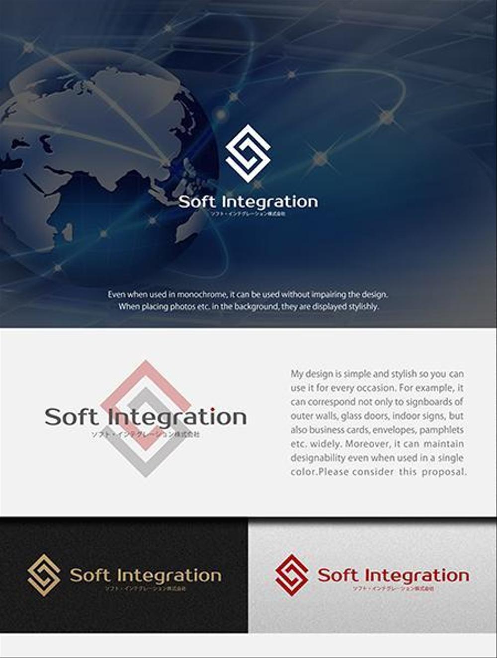 ソフト・インテグレーション社 ロゴ作成依頼