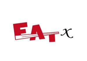 ando (k-and)さんの『食べる』で世界を繋ぐ株式会社EATx（イートエックス）ロゴ　企業スローガンGo for Good　への提案