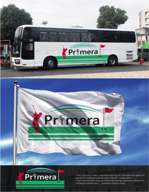 drkigawa (drkigawa)さんの株式会社Primera　ゴルフ場送迎バスに貼るロゴ作成への提案
