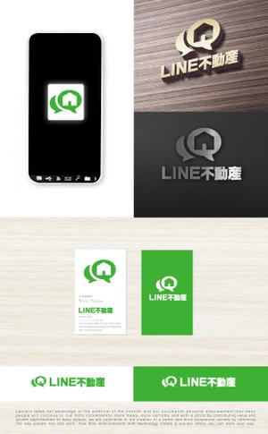 tog_design (tog_design)さんのLINE不動産 =LINEのみで不動産仲介サイトのロゴ作成への提案