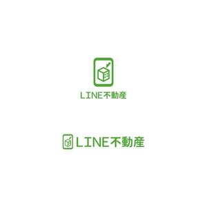 Yolozu (Yolozu)さんのLINE不動産 =LINEのみで不動産仲介サイトのロゴ作成への提案