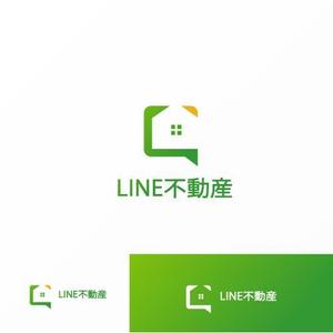 Jelly (Jelly)さんのLINE不動産 =LINEのみで不動産仲介サイトのロゴ作成への提案