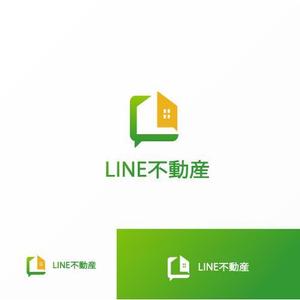 Jelly (Jelly)さんのLINE不動産 =LINEのみで不動産仲介サイトのロゴ作成への提案