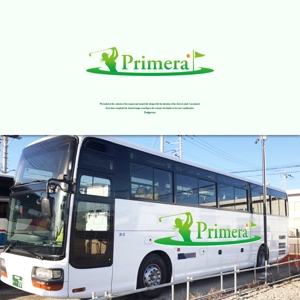 design vero (VERO)さんの株式会社Primera　ゴルフ場送迎バスに貼るロゴ作成への提案