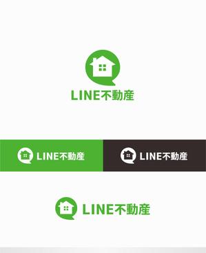 forever (Doing1248)さんのLINE不動産 =LINEのみで不動産仲介サイトのロゴ作成への提案