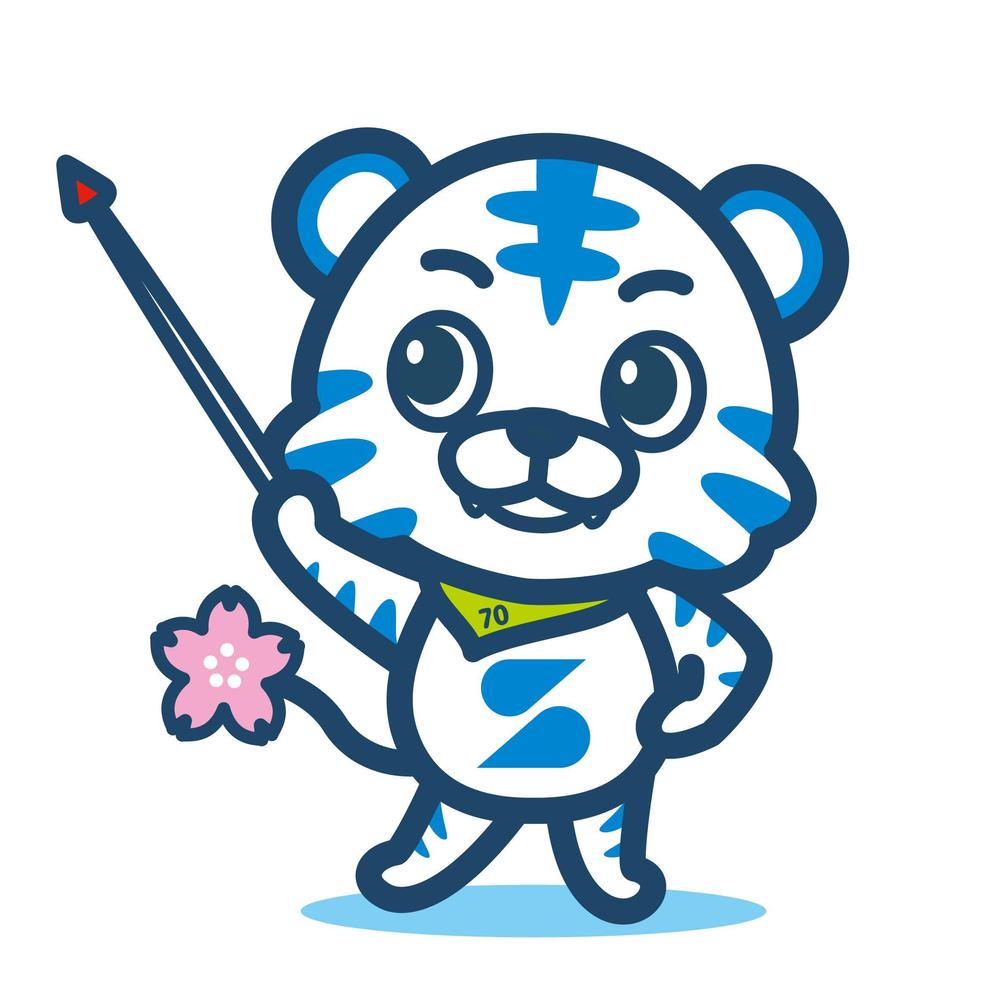 会社　創立７０周年記念キャラクター