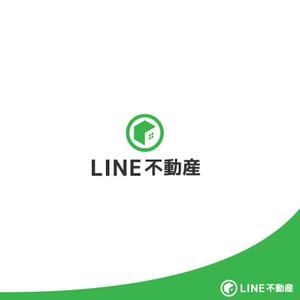 red3841 (red3841)さんのLINE不動産 =LINEのみで不動産仲介サイトのロゴ作成への提案