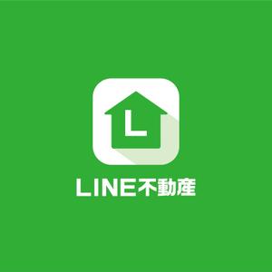 HFvision (HFvision)さんのLINE不動産 =LINEのみで不動産仲介サイトのロゴ作成への提案