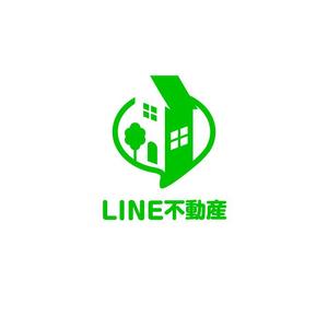 piro2002 (piro2002)さんのLINE不動産 =LINEのみで不動産仲介サイトのロゴ作成への提案