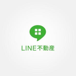 tanaka10 (tanaka10)さんのLINE不動産 =LINEのみで不動産仲介サイトのロゴ作成への提案