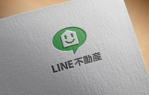 haruru (haruru2015)さんのLINE不動産 =LINEのみで不動産仲介サイトのロゴ作成への提案