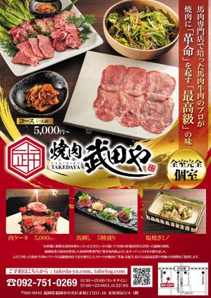 panni ()さんの焼肉屋のポスティング用チラシへの提案