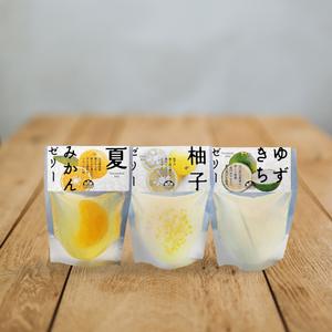 numa_incさんの柑橘ゼリー３種のラベルデザインへの提案