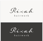 KR-design (kR-design)さんの大募集！！hairworks Ri-ah のロゴへの提案