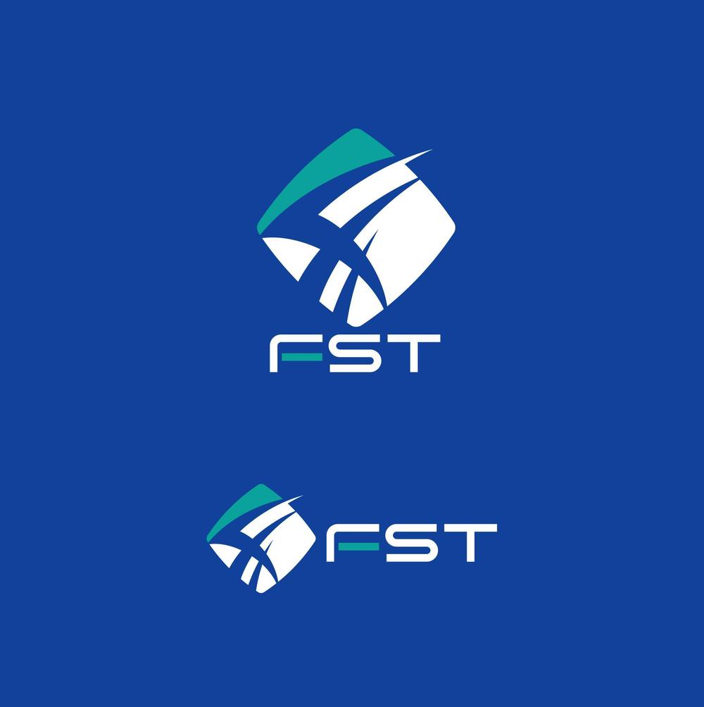 弊社略称”ＦＳＴ”との組み合わせで会社ロゴを作成したい。