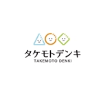 chimaru (chimaru0209)さんのみらいの子ども達の笑顔を守る会社「タケモトデンキ株式会社」のロゴへの提案