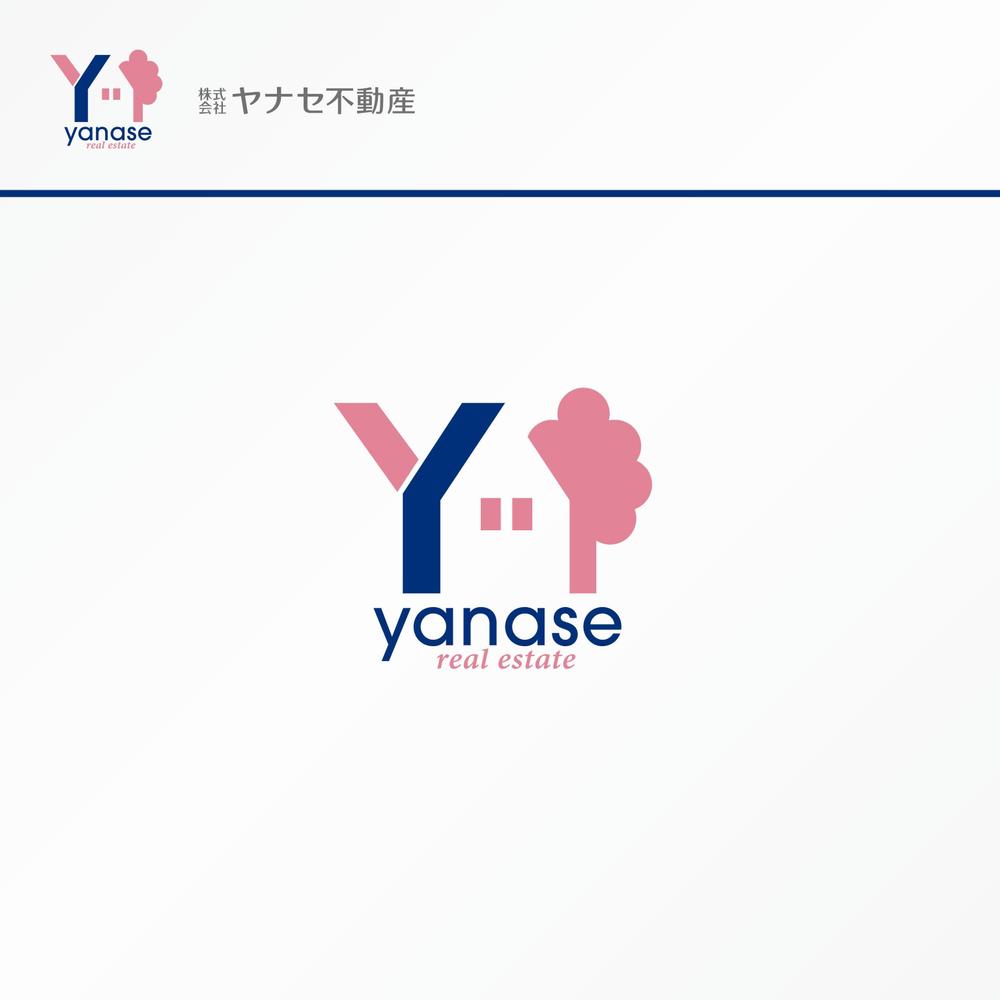 「YANASE real estate」のロゴ作成