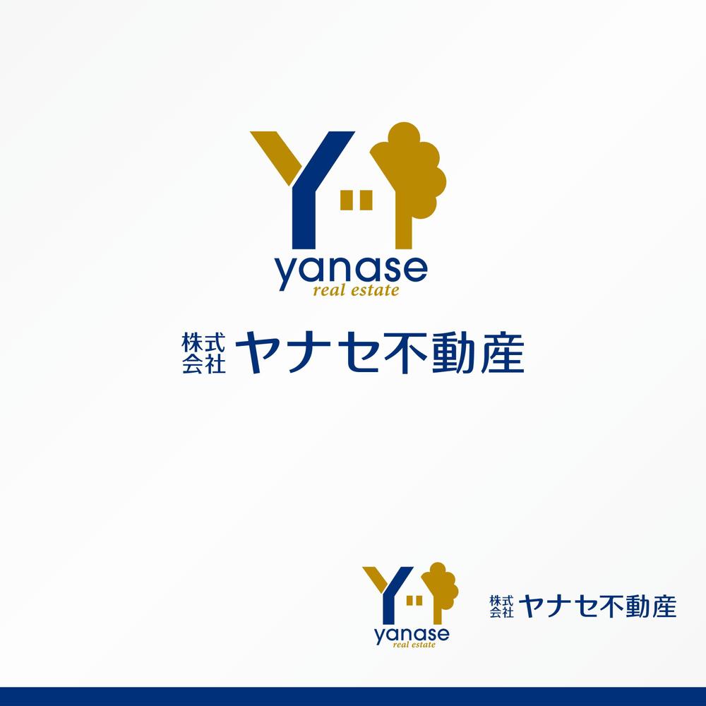 「YANASE real estate」のロゴ作成