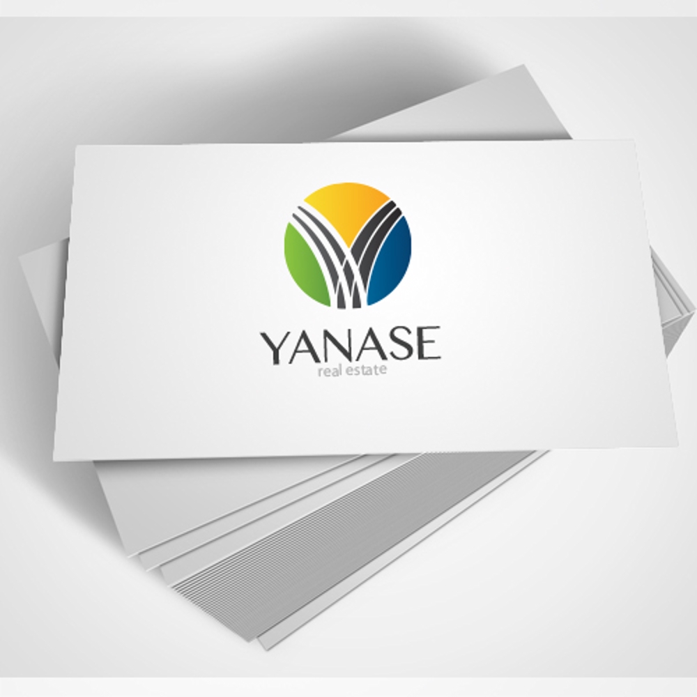 「YANASE real estate」のロゴ作成