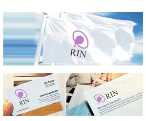 hope2017 (hope2017)さんのレディースピアスショップ「RIN」のロゴ作成への提案
