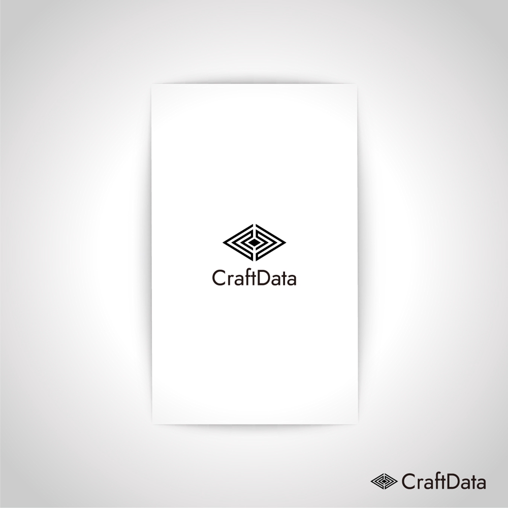 企業データサービス会社のロゴ作成