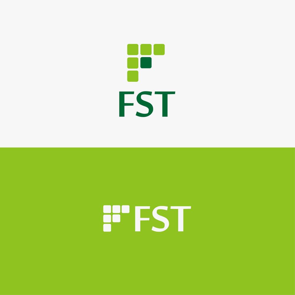 弊社略称”ＦＳＴ”との組み合わせで会社ロゴを作成したい。