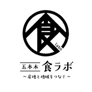 イイダチヒロ (ichi_16)さんのプロジェクト名（店名）「五本木食ラボ〜産地と地域をつなぐ〜」のロゴへの提案