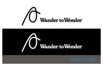 s-design (sorao-1)さんのコンテンツマーケティング診断を売り出す企業「Wander to Wonder」のロゴへの提案