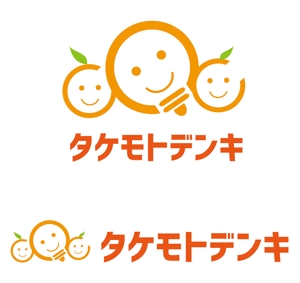 田中　威 (dd51)さんのみらいの子ども達の笑顔を守る会社「タケモトデンキ株式会社」のロゴへの提案