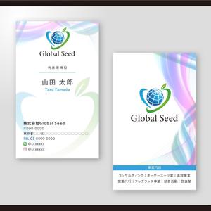 和田淳志 (Oka_Surfer)さんの株式会社Global Seed の名刺作成への提案