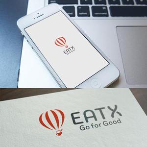 handride (handride)さんの『食べる』で世界を繋ぐ株式会社EATx（イートエックス）ロゴ　企業スローガンGo for Good　への提案