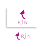 angie design (angie)さんのレディースピアスショップ「RIN」のロゴ作成への提案