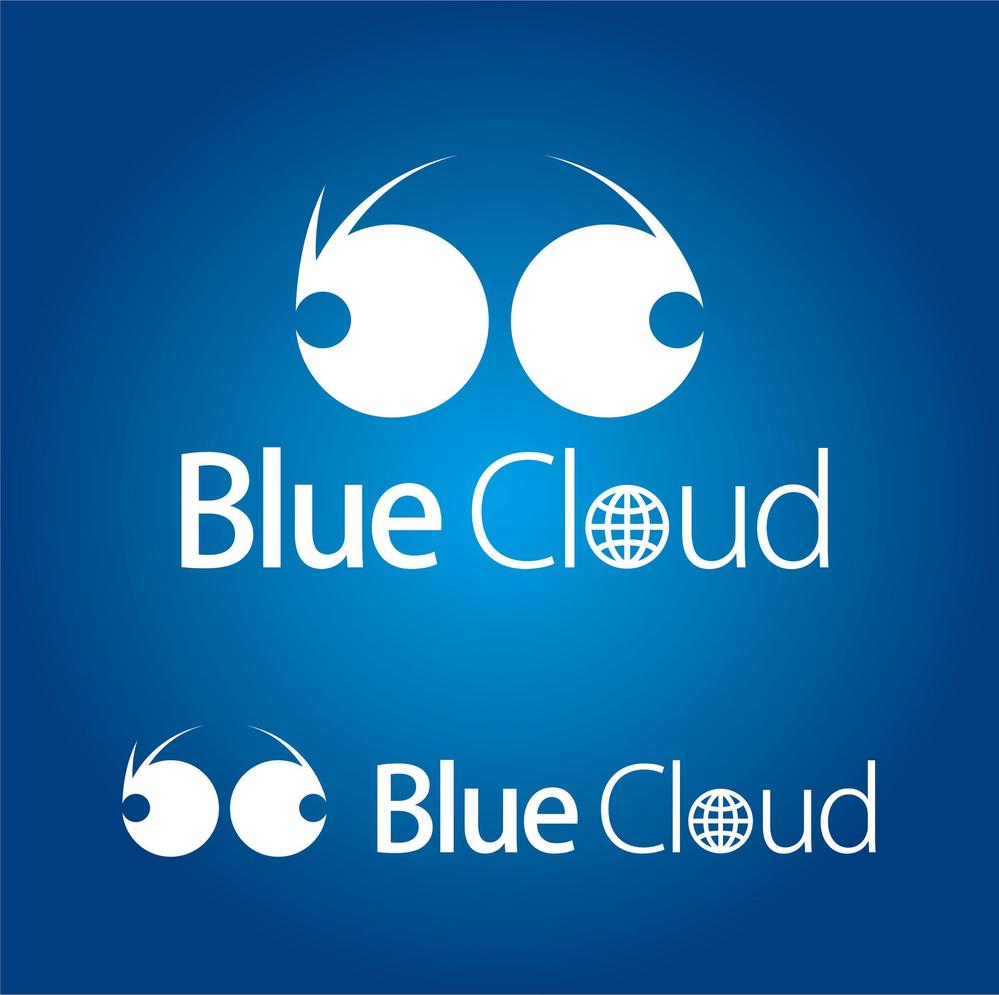「Blue Cloud 」のロゴ作成