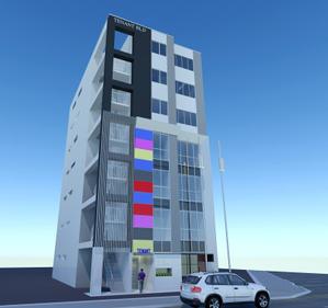 j4.5 (yps3333)さんのビル外観デザイン（配色）の作成依頼への提案
