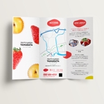 染谷 (yummy_s)さんのイチゴ・梨の観光農園のパンフレット兼案内図への提案