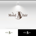 le_cheetah (le_cheetah)さんの理美容室新規オープン　【月髪‐Ⅿond　Hair‐】のロゴへの提案