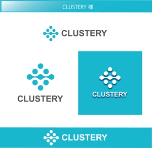 FISHERMAN (FISHERMAN)さんの株式会社Clustery(クラスタリー）会社ロゴ　クラスターとリリーを組み合わせた造語への提案