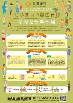 akakidesign (akakidesign)さんの研修サービス紹介用のA４チラシへの提案