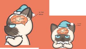 mameneko (melonpanoioi)さんの脳内メーカーのようなイラストを猫verで3つ描いてほしい(参考画像多数あり)への提案