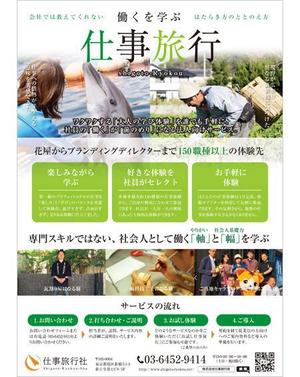 curry-man ()さんの研修サービス紹介用のA４チラシへの提案