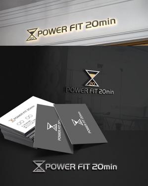 D.R DESIGN (Nakamura__)さんのフィットネス事業「POWER FIT 20min」のロゴへの提案