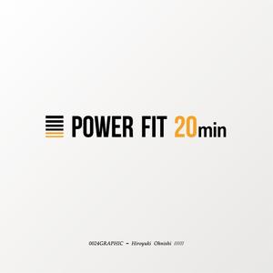 ヒロユキヨエ (OhnishiGraphic)さんのフィットネス事業「POWER FIT 20min」のロゴへの提案