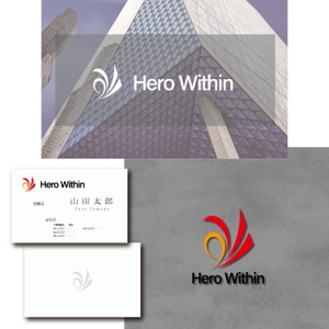 niki161 (nashiniki161)さんの【文字ロゴ作成】会社の行動指針（Hero Within）への提案
